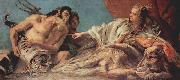 Giovanni Battista Tiepolo Neptun bietet der Stadt Venedig Opfergaben painting